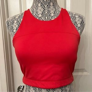 Outdoor Voices - TechSweat Crop Top Scarlet